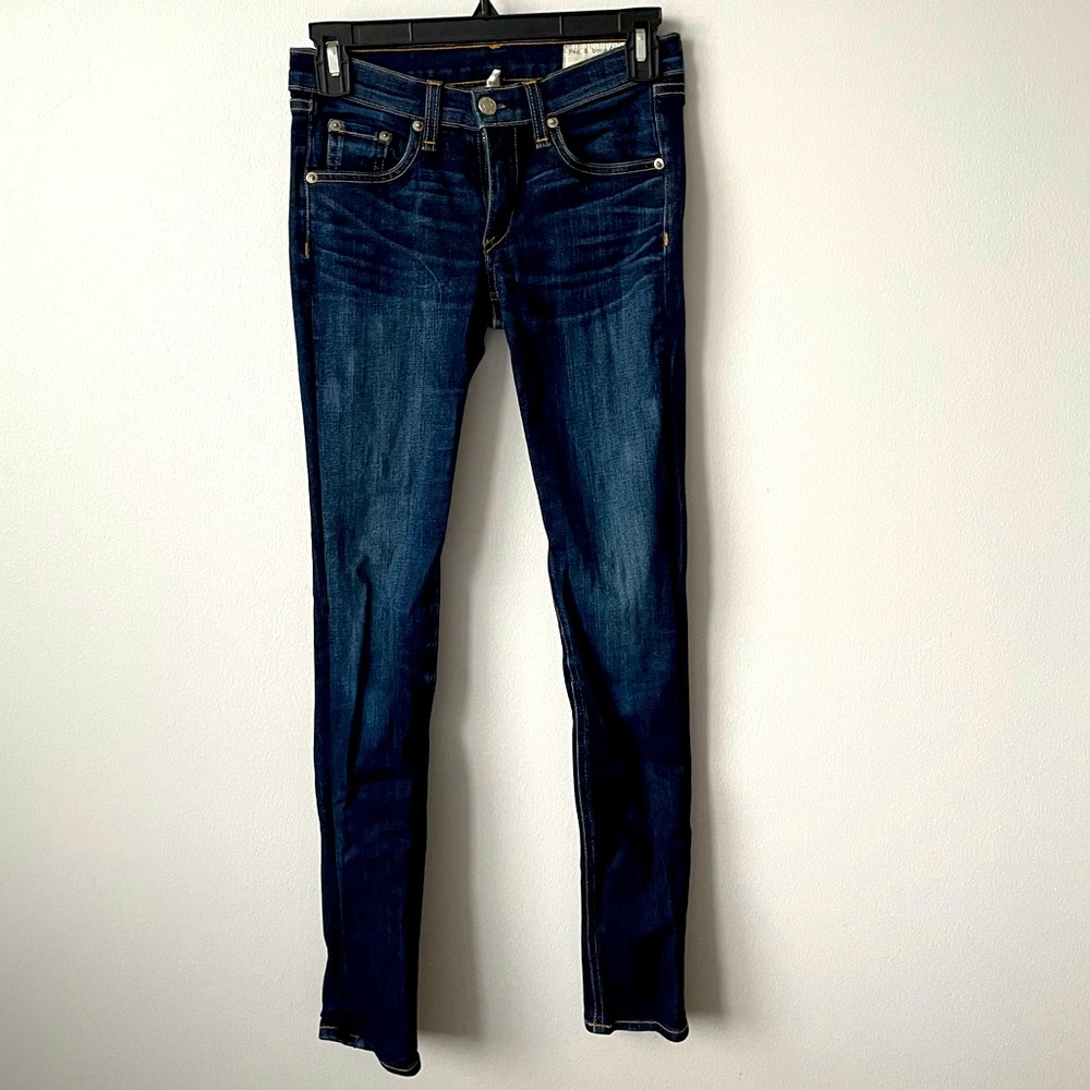 RAG & BONE KENSINGTON WASH SKINNY JEANS SIZE 25